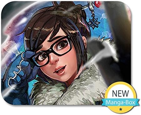 Overwatch Tracer D.Va Widowmaker Mei Symmetra Mercy Rubber Mouse Pad Mousepad with Designs 9.84"x7.87"