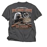 Buck Wear My World NRA T-Shirt - Charcoal