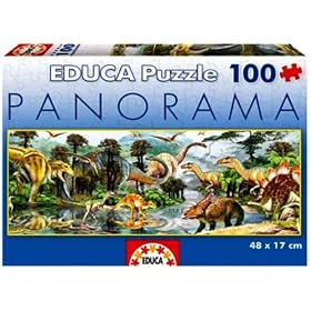 Educa - 13833 - Puzzle Carton 300 Dinosaures Panorama