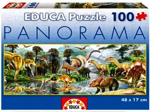 Educa - 13833 - Puzzle Carton 300 Dinosaures Panorama