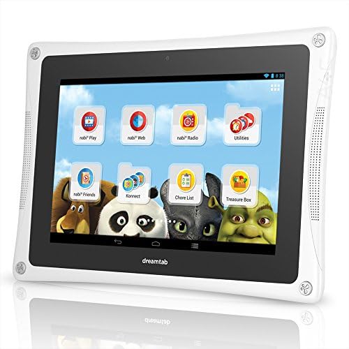Fuhu nabi DreamTab HD8 Kid's Tablet 16GB 8" Wi-Fi High Resolution with Parental Controls - White (Certified Refurbished)