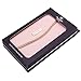 iPhone 6 6s Wallet Case, True Color© Premium Perforated Zipper Decorated Leatherette Wristlet Clutch Folio Flip Wallet Purse Clubbing Case Cover - Nude Pink