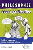 Philosophie cours particulier