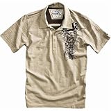 QUIKSILVER DEADBOLT S/S POLO TAN S