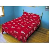 Nebraska Cornhuskers NCAA Sheet Set (Rotary - Solid)