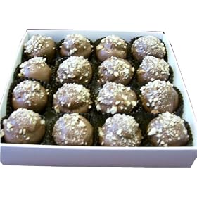 Bite-Size Milk Chocolate Marzipan Truffles 16 pcs