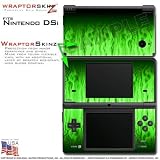 Nintendo DSi Skin Fire Green WraptorSkinz Skins (DSi NOT INCLUDED)