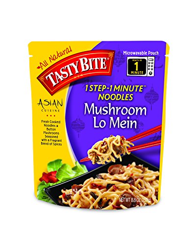 Tasty Bite Asian Noodles, Mushroom Lo Mein, 8.8 Ounce (Pack of 6)