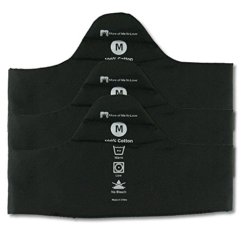 More of Me to Love Bra Liner (Pack of 3) Size XL, Black