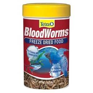 Tetra 16194 Bloodworms, 0.28-Ounce, 100-Ml