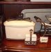 Kitchen & Housewares : Ceramic Bread Box w/Metal Holder