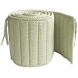Tadpoles Gingham Bumper - Sage