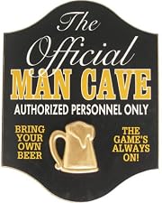Official Man Cave 18x14