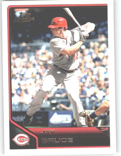 2011 Topps Lineage Baseball Card # 44 Jay Bruce - Cincinnati Reds - MLB Trading Card in Screwdown Case!