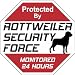 Rottweiler Dog Yard Sign 