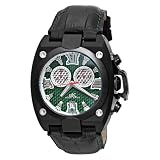 Adee Kaye Men's AK7982-M-BLK Swiss ISA Quartz Chronograph Movement