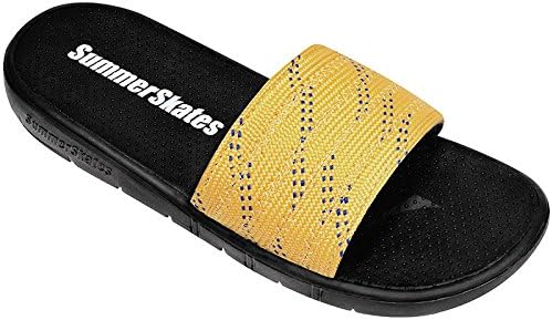 SummerSkate Hockey Sandals - Yellow/Blue - Medium