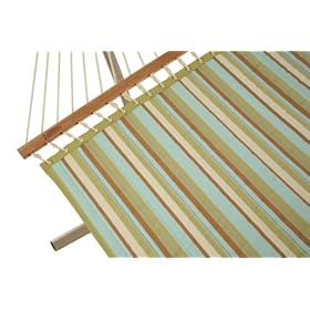 Hatteras SQ-SG Skygazer - Spring Bay Stripe - Large Quilted Hammock