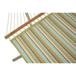 Hatteras SQ-SG Skygazer - Spring Bay Stripe - Large Quilted Hammock by 