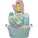 Baby Bath Time Gift Basket with Organic Italian Bath Products
