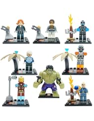 Toy: MiniBlocks/set Superheroes Ultron/Quicksliver/Hulk/Black/Widow Minifigures DIY Building Blocks Brinks Size 4.5-5cm. Without Original boxes in plastic bag. - building block bricks