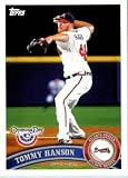 2011 Topps Opening Day Baseball Card #149 Tommy Hanson - Atlanta Braves - MLB Trading Card&Acirc;&nbsp; In A Protective Screwdown Display Case!
