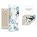 ESR iPhone 6 Case, iPhone 6 /6s Case Hybrid [Shock Absorbing] TPU Bumper +[Scratch Resistant] Hard Back Cover Clear with Design Protective Case for iPhone 6s / 6-Dream Catcher - Cyan Paisley