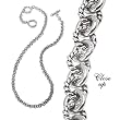 925 Silver Oxidized Round Cable Link Chain Necklace- 18+2 IN