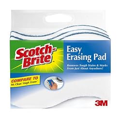 Scotch-Brite Easy Erasing Pad, 3-Count Pads (Pack of 8)