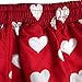 Red Silk Heart Boxers 2.0 by Royal Silk® - Love You Valentine Special - Men's XL (37-38