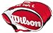 Wilson '12 Tour 15X Tennis Bag-Red/Black/White
