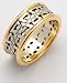 14K Contemporary Two-Tone Celtic Band