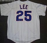 Derrek Lee Chicago Cubs Autographed Replica Majestic Athletic MLB Baseball Jersey (Home)