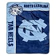 North Carolina Tar Heels NCAA Royal Plush Raschel Blanket (School Spirit Series) (50x60 )