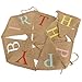 Biowow House Decorative Happy Birthday Party Bunting Burlap Banner