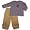 LeTop Toddler Boys Shirt And Corduroy Pant Set ~ Cowboy SIZE 4T