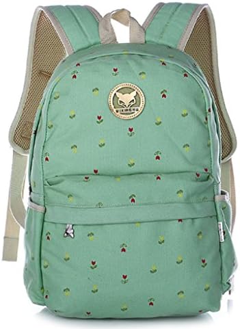 Can Print Name Personalized Canvas Double Shoulders Backpack for School Student