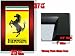 Framed Ferrari Logo Red Yellow Classic Poster Fr 31963