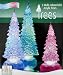 3 LED Multi Color Changing Acrylic Holiday Christmas Trees