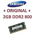 Samsung original 2 GB 200 pin DDR2-800 (PC2-6400) 128Mx8x16 double side