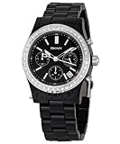 DKNY Womens NY8166 Plastic Quartz Watch with Black Dial