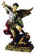 Statue - 12" Height - Saint Michael - Poly Resin