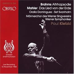 Brahms: Altrhapsodie; Mahler: Das Lied von der Erde [US-Import]