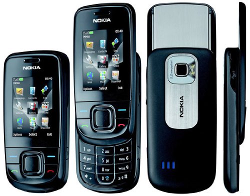 nokia Téléphones mobiles Nokia 3600 Slide Charcoal