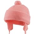 Toddler Beanie Hat with Ear Flaps - Pink W20S11C