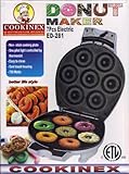 COOKINEX 7-Piece Durable Electric Donut Maker