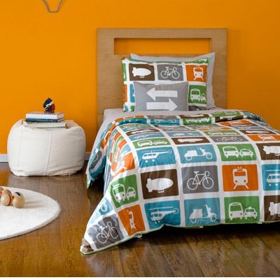 Dwell studio Transportation Twin Duvet Set