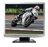 HannsG HP191DJ0  19 Zoll widescreen TFT Monitor (VGA,DVI, Kontrastverh&auml;ltnis 1000:1, Reaktionszeit 5ms) silber