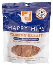 Dogswell Happy Hips for Dogs, Chicken Breast, 5-Ounce Pouches (Pack of 6)