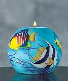 Ne Qwa Art Seaside Tea Light Candle by Patricia Brubaker